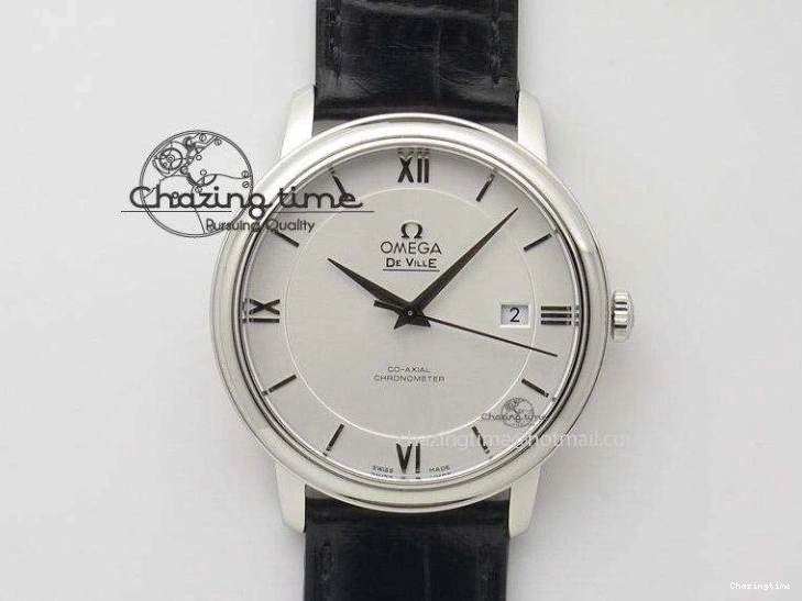 0408 Planet Ocean Master Chrono 45mm SS OM 1:1 Best Edition Black Dial On Orange Rubber Strap A Attractive 8170